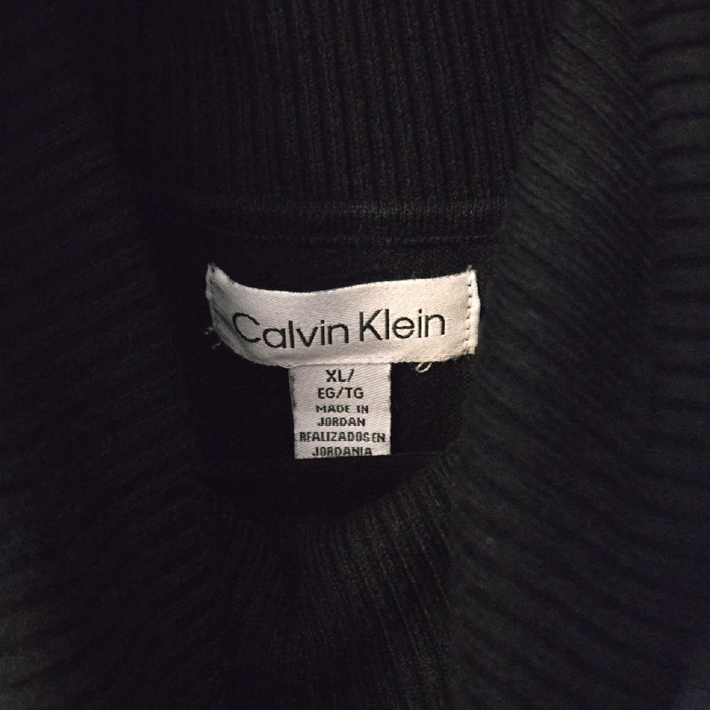 Calvin Klein Black Cowl Neck Sweater